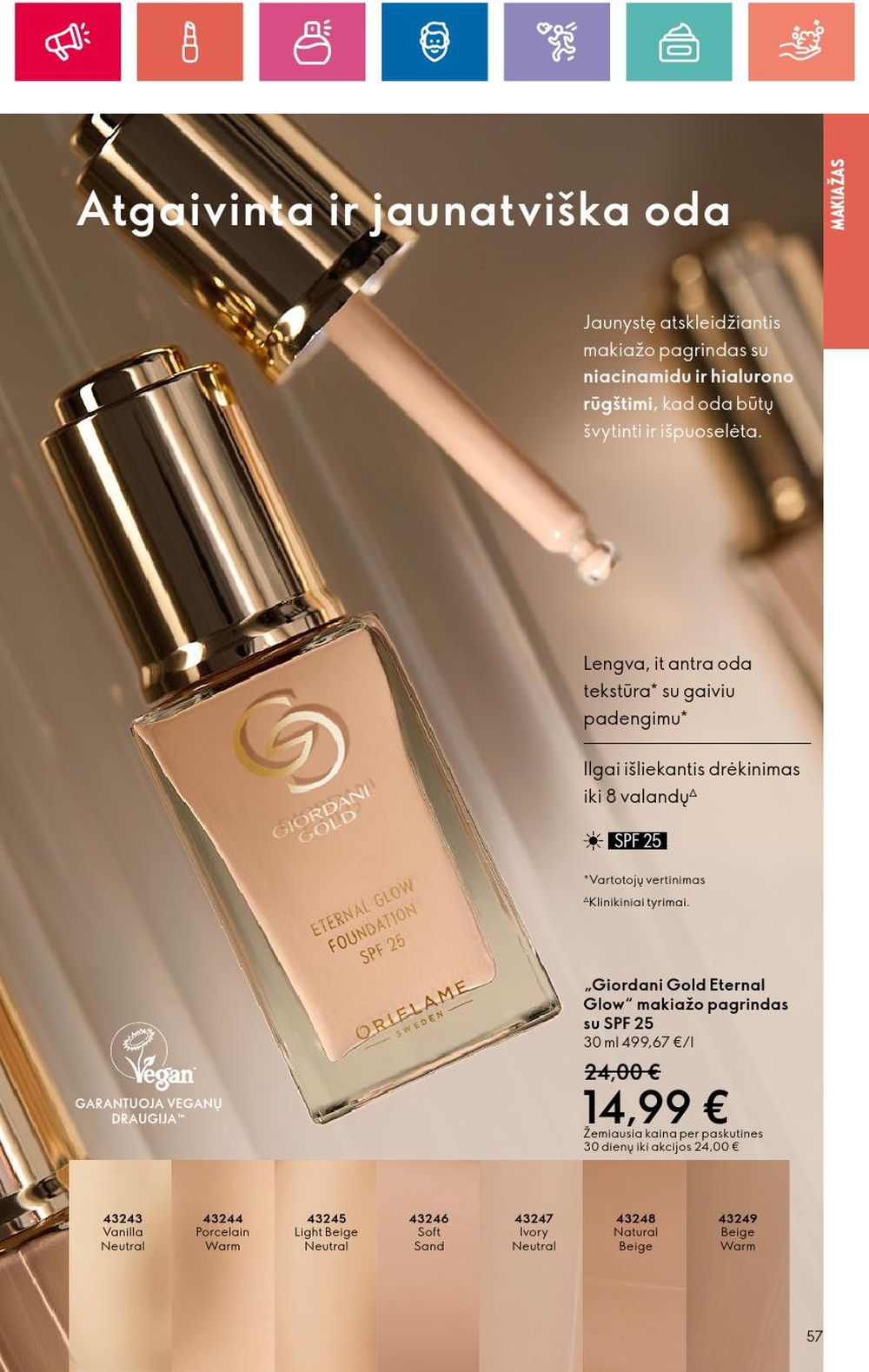 oriflame - ORIFLAME - Katalogas (2024 10 03 - 2024 10 23) - page: 57