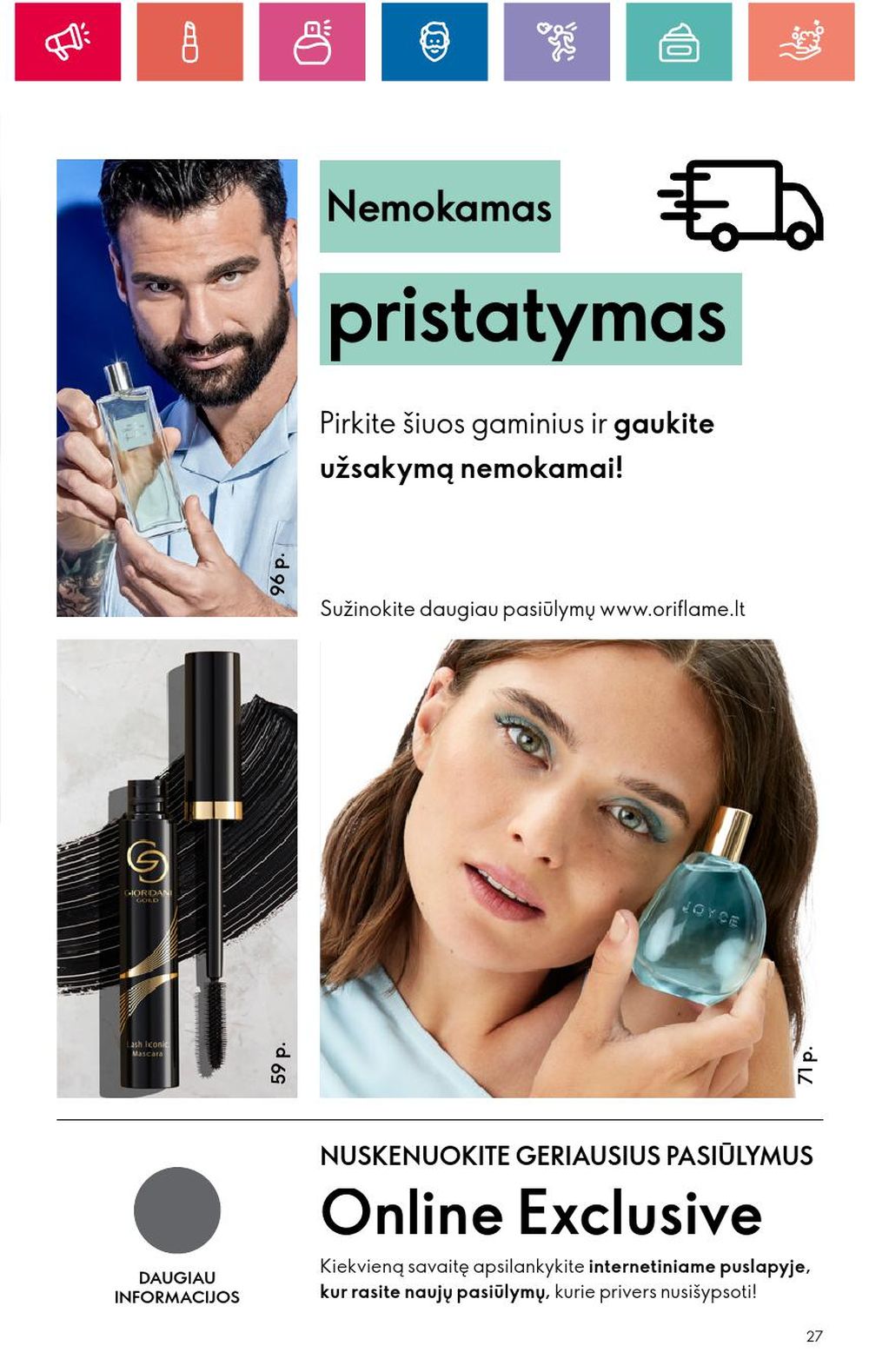 oriflame - ORIFLAME - Katalogas (2024 10 03 - 2024 10 23) - page: 27