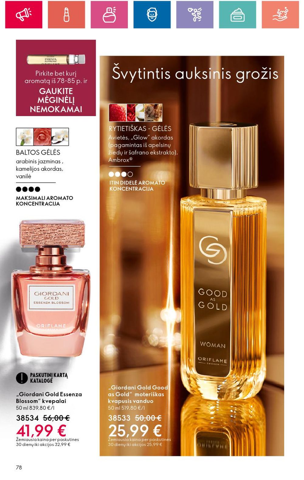 oriflame - ORIFLAME - Katalogas (2024 10 03 - 2024 10 23) - page: 78