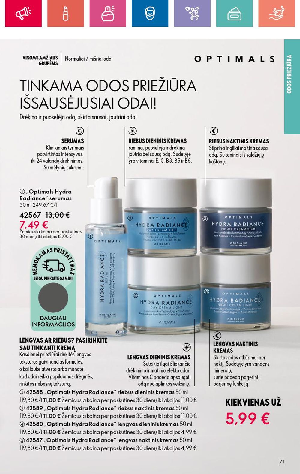 oriflame - ORIFLAME - Katalogas (2024 10 24 - 2024 11 13) - page: 71