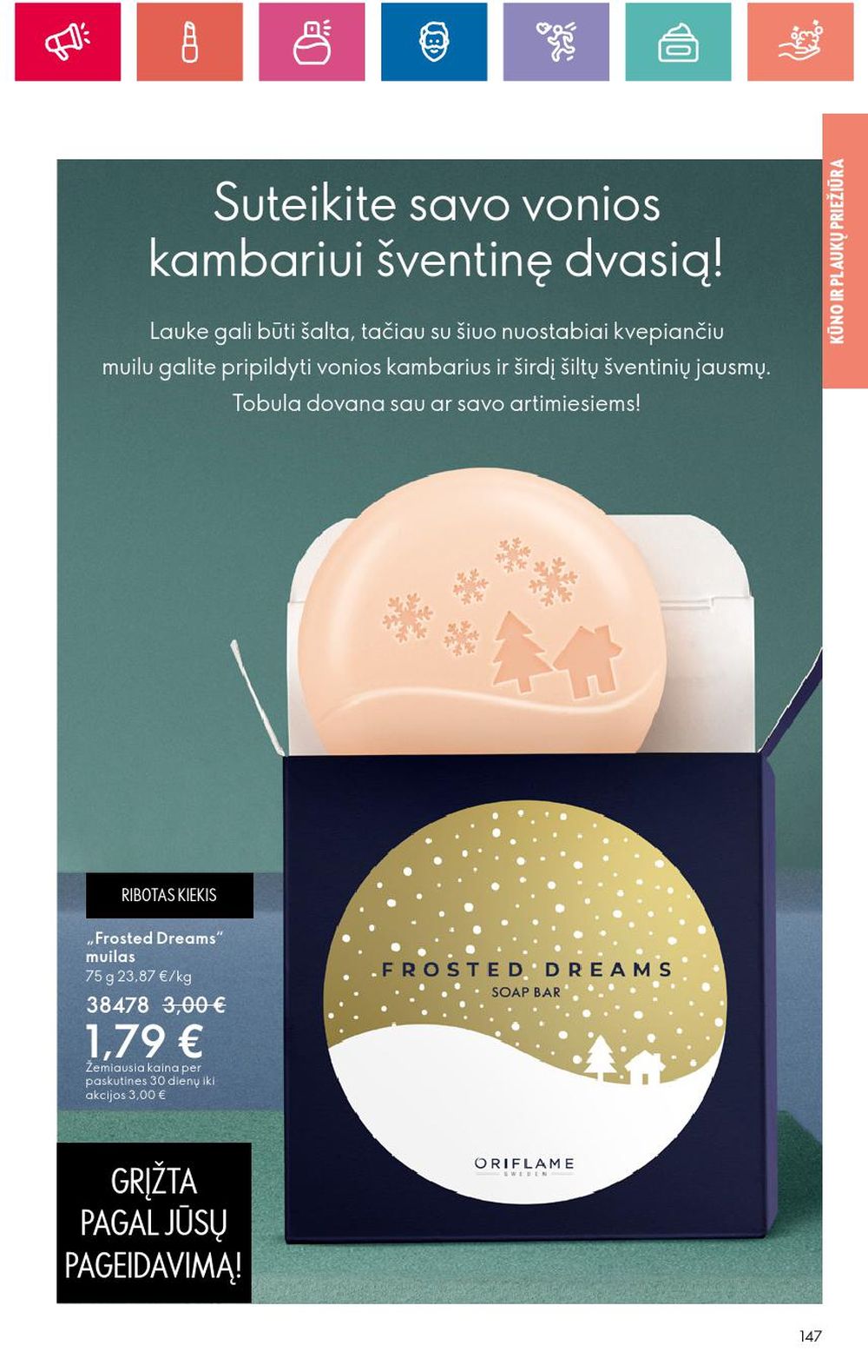 oriflame - ORIFLAME - Katalogas (2024 11 14 - 2024 12 04) - page: 147