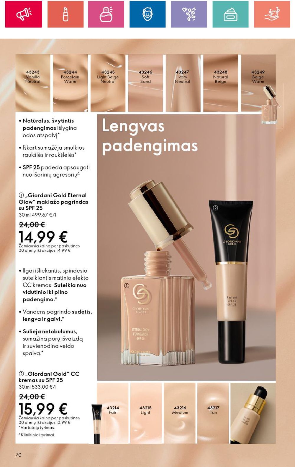 oriflame - ORIFLAME - Katalogas (2024 11 14 - 2024 12 04) - page: 70