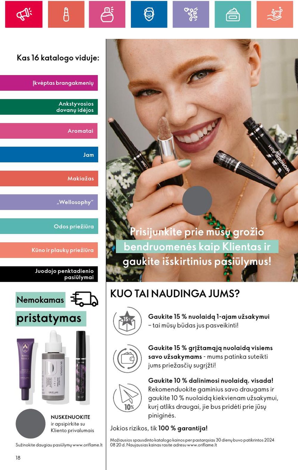 oriflame - ORIFLAME - Katalogas (2024 11 14 - 2024 12 04) - page: 18