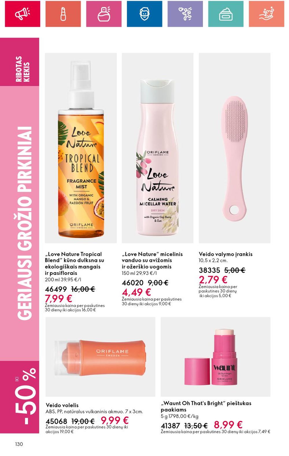 oriflame - ORIFLAME - Katalogas (2024 11 14 - 2024 12 04) - page: 130