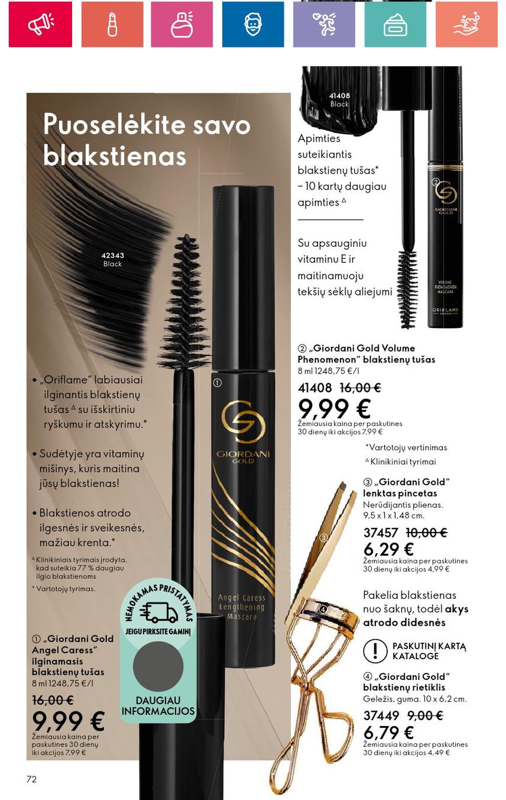 oriflame - ORIFLAME - Katalogas (2024 12 05 - 2025 01 04) - page: 72