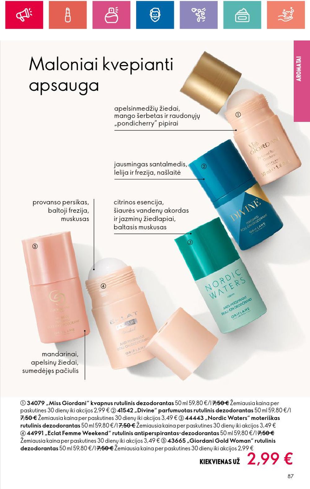 oriflame - ORIFLAME - Katalogas (2024 12 05 - 2025 01 04) - page: 87