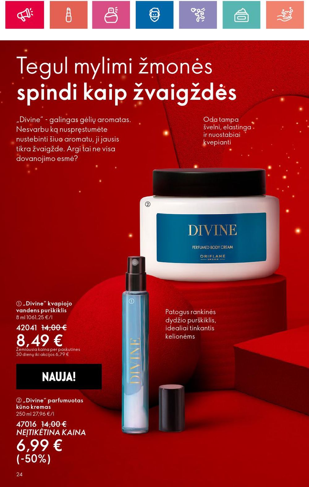 oriflame - ORIFLAME - Katalogas (2024 12 05 - 2025 01 04) - page: 24