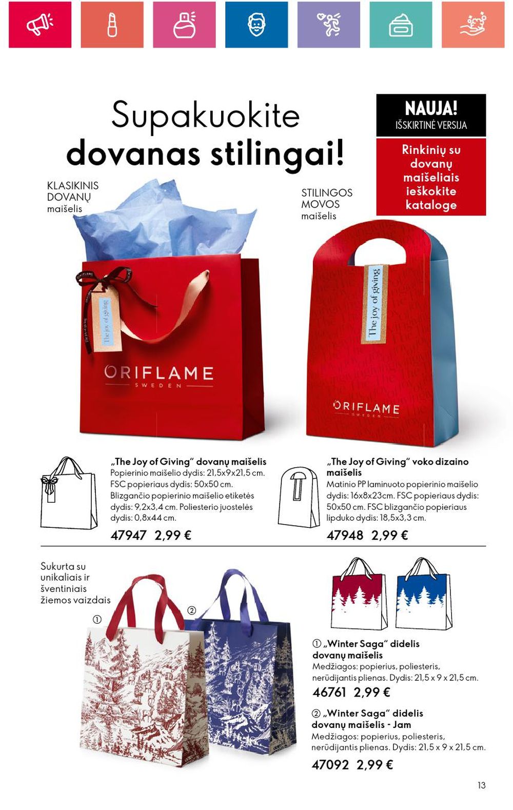 oriflame - ORIFLAME - Katalogas (2024 12 05 - 2025 01 04) - page: 13