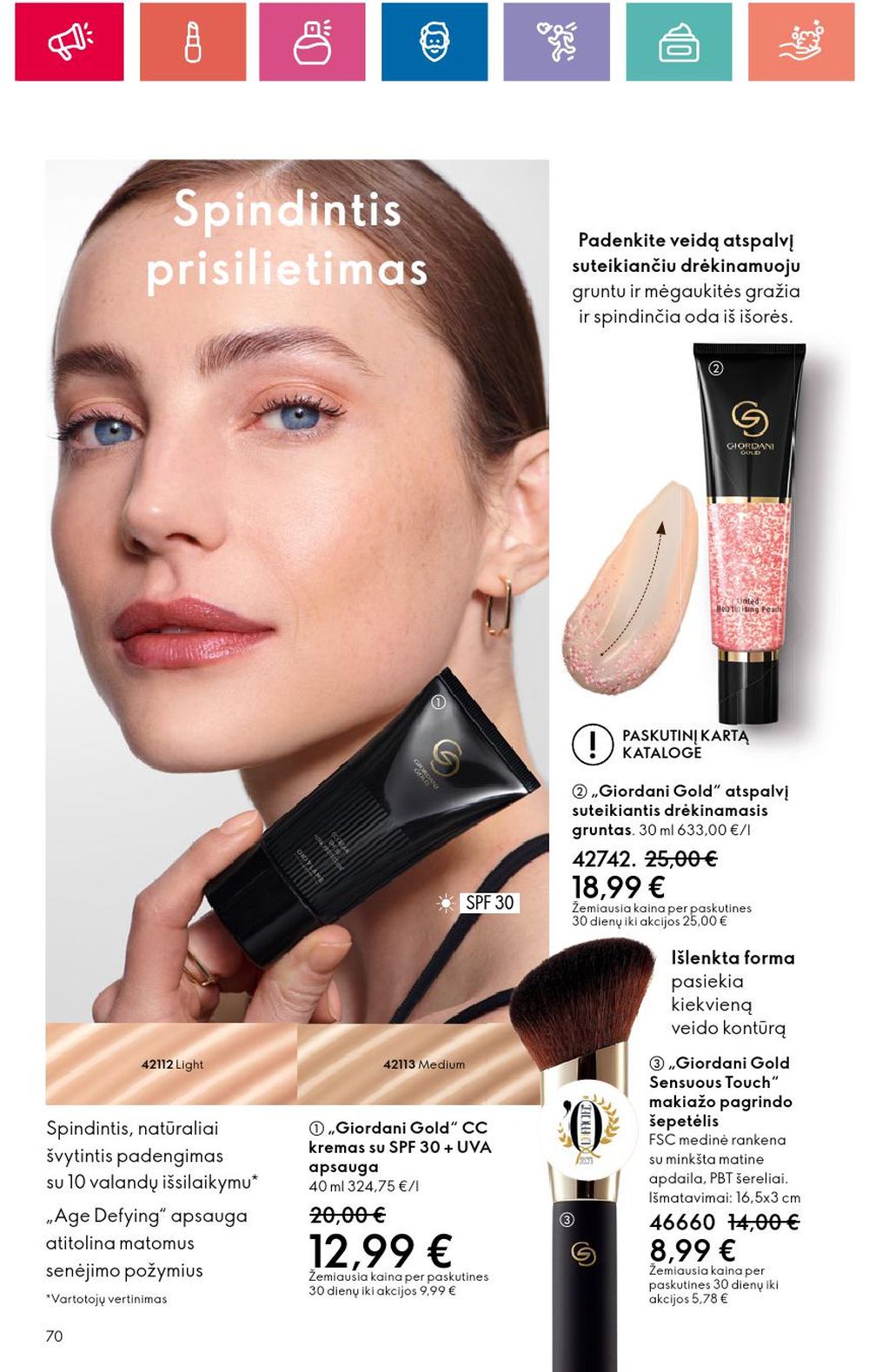 oriflame - ORIFLAME - Katalogas (2024 12 05 - 2025 01 04) - page: 70