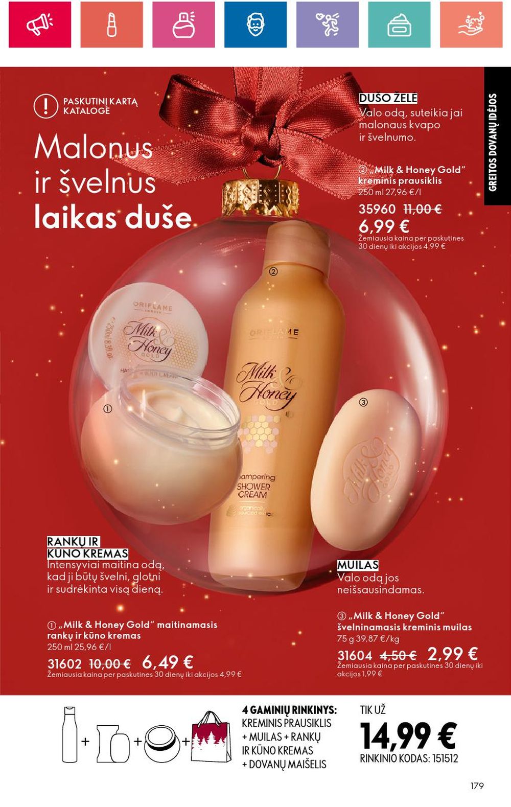 oriflame - ORIFLAME - Katalogas (2024 12 05 - 2025 01 04) - page: 179