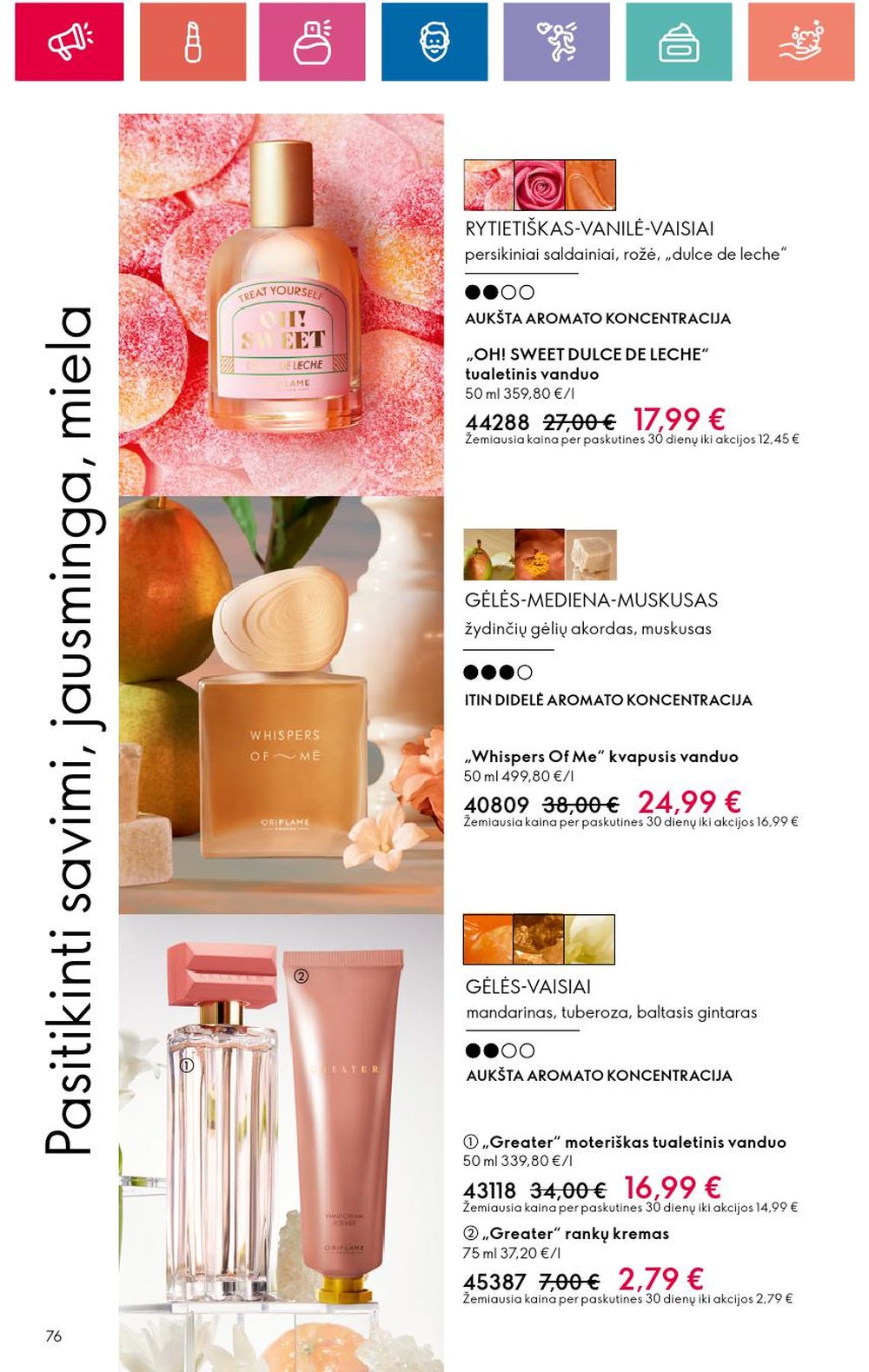 oriflame - ORIFLAME - Katalogas (2024 12 05 - 2025 01 04) - page: 76