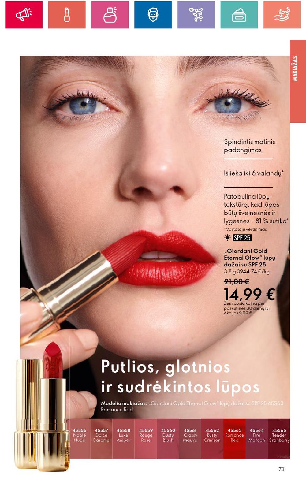 oriflame - ORIFLAME - Katalogas (2024 12 05 - 2025 01 04) - page: 73