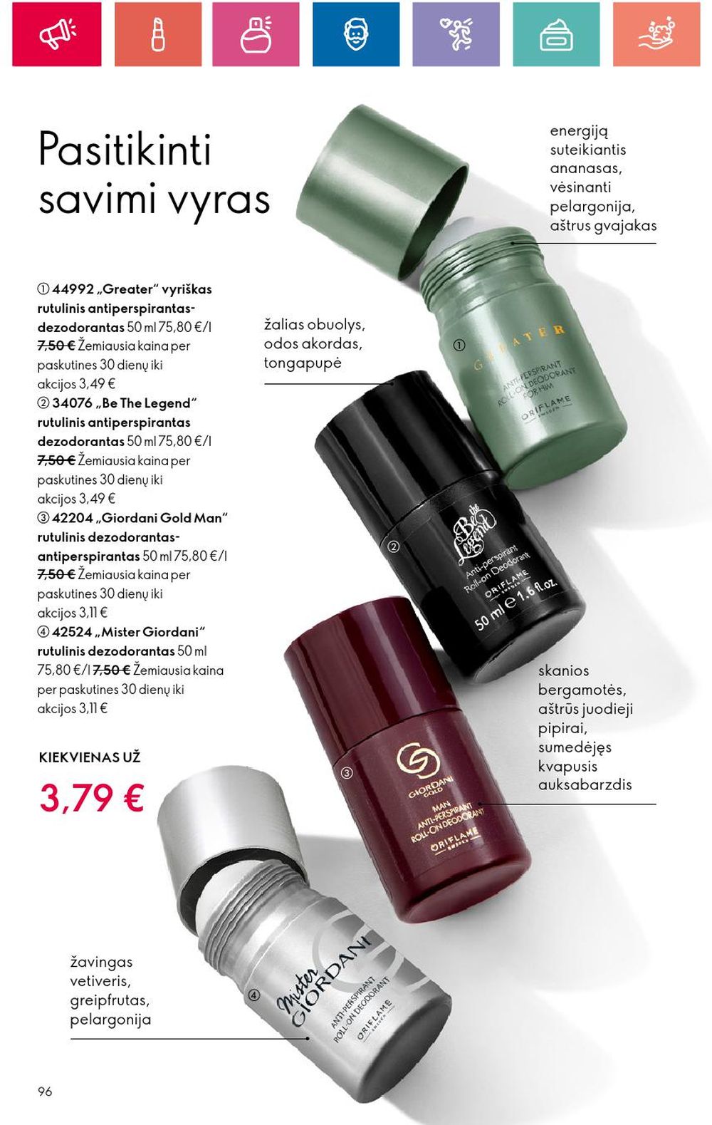 oriflame - ORIFLAME - Katalogas (2024 12 05 - 2025 01 04) - page: 96