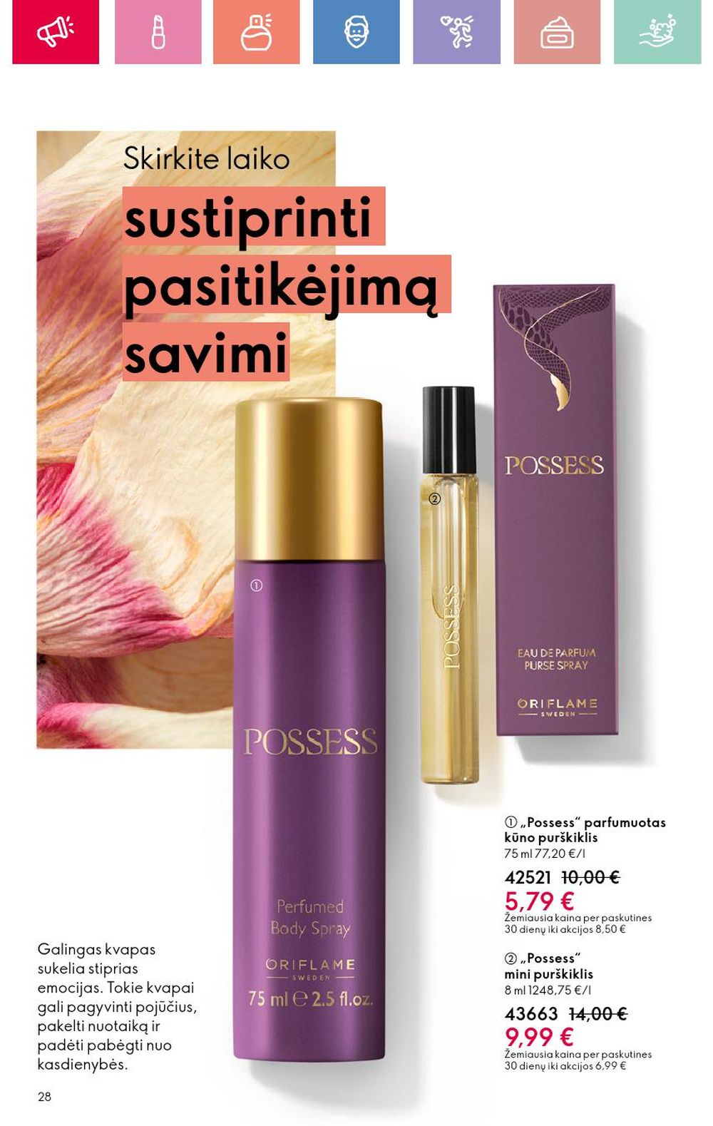 oriflame - ORIFLAME - Katalogas (2025 01 05 - 2025 01 25) - page: 28