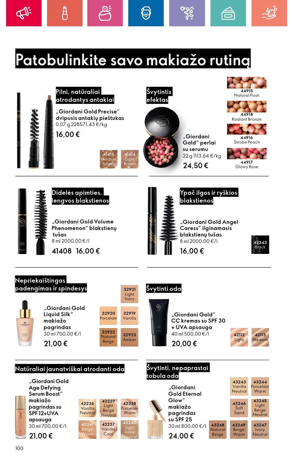 oriflame - ORIFLAME - Katalogas (2025 01 05 - 2025 01 25) - page: 100