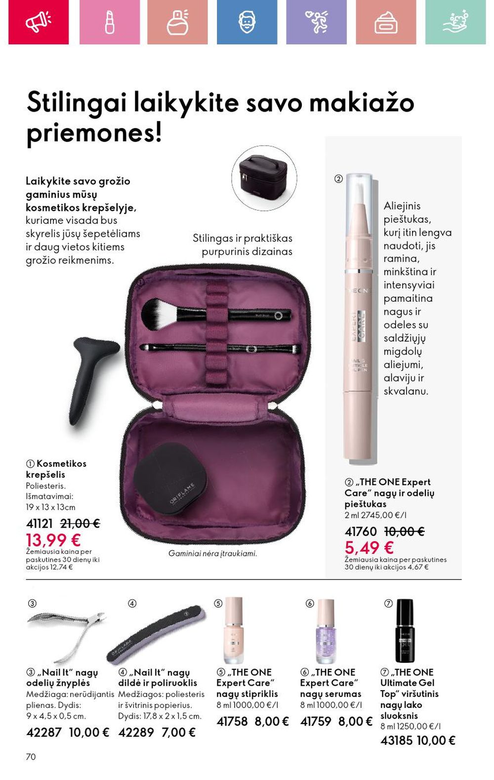 oriflame - ORIFLAME - Katalogas (2025 01 26 - 2025 02 15) - page: 70