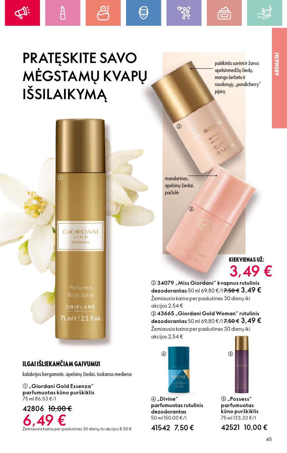 oriflame - ORIFLAME - Katalogas (2025 01 26 - 2025 02 15) - page: 45