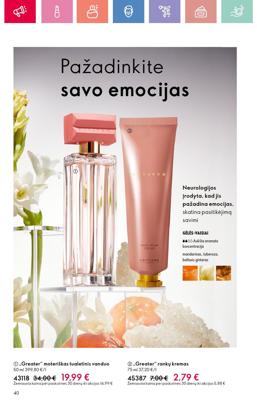 oriflame - ORIFLAME - Katalogas (2025 02 16 - 2025 03 08) - page: 40