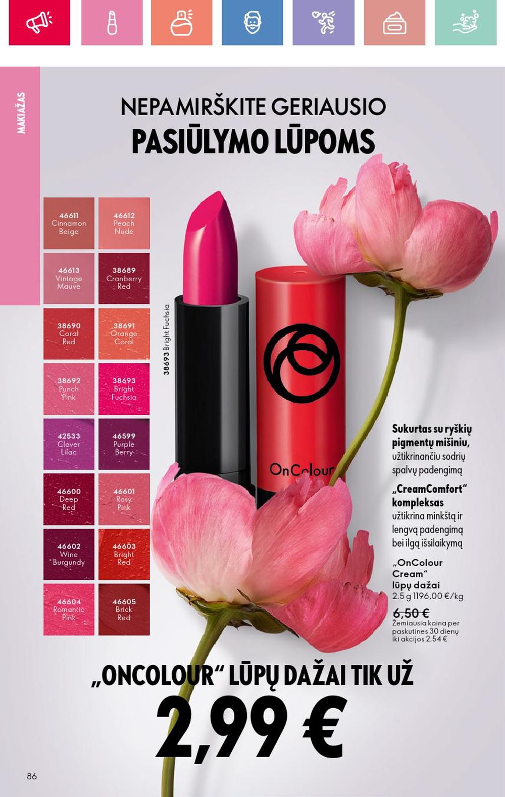 oriflame - ORIFLAME - Katalogas (2025 02 16 - 2025 03 08) - page: 86