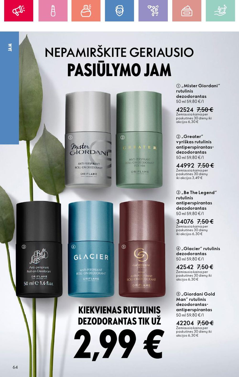 oriflame - ORIFLAME - Katalogas (2025 02 16 - 2025 03 08) - page: 64