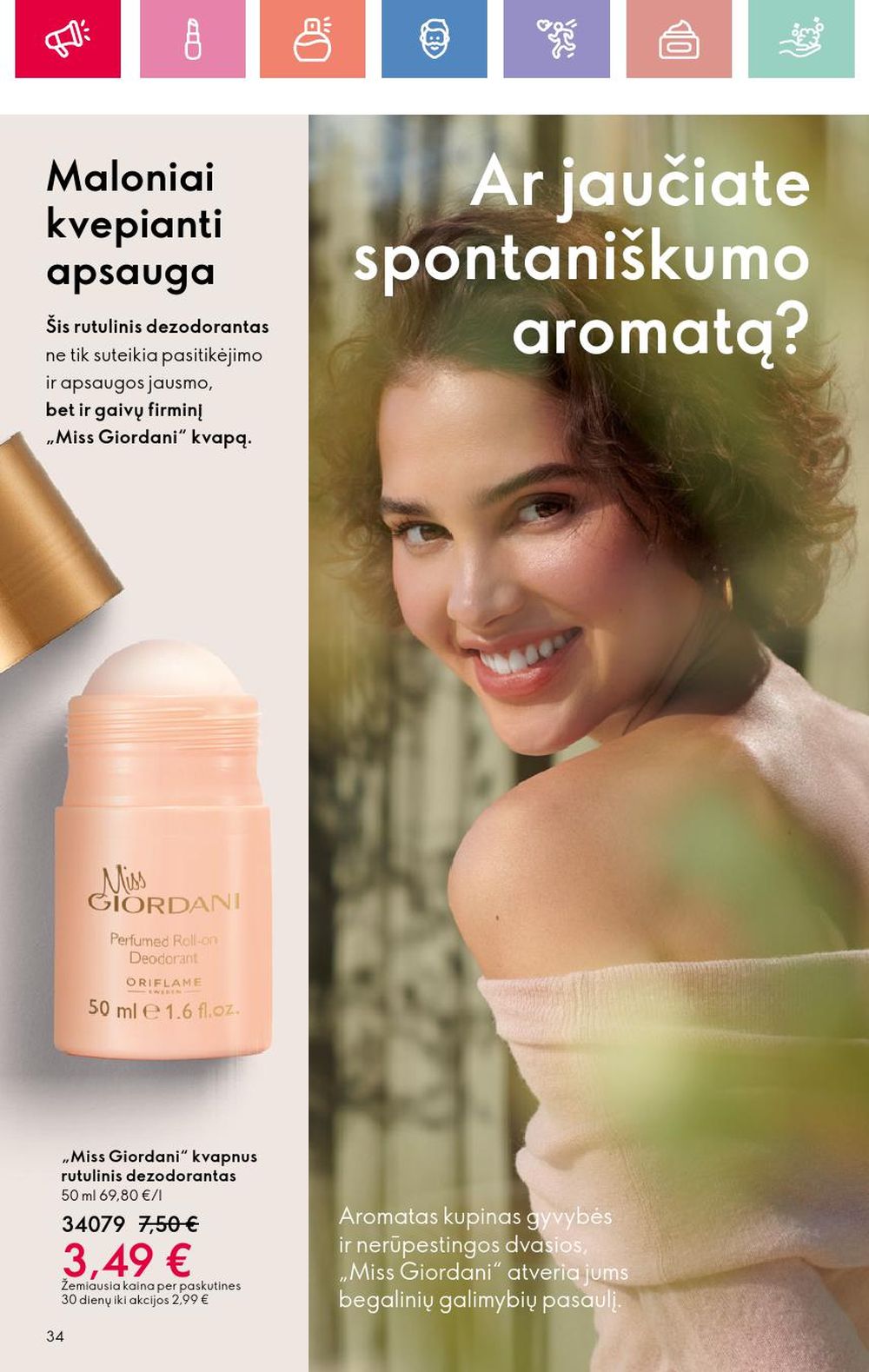 oriflame - ORIFLAME - Katalogas (2025 02 16 - 2025 03 08) - page: 34