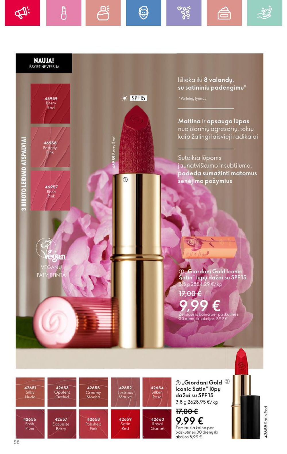 oriflame - ORIFLAME - Katalogas (2025 03 09 - 2025 03 29) - page: 58