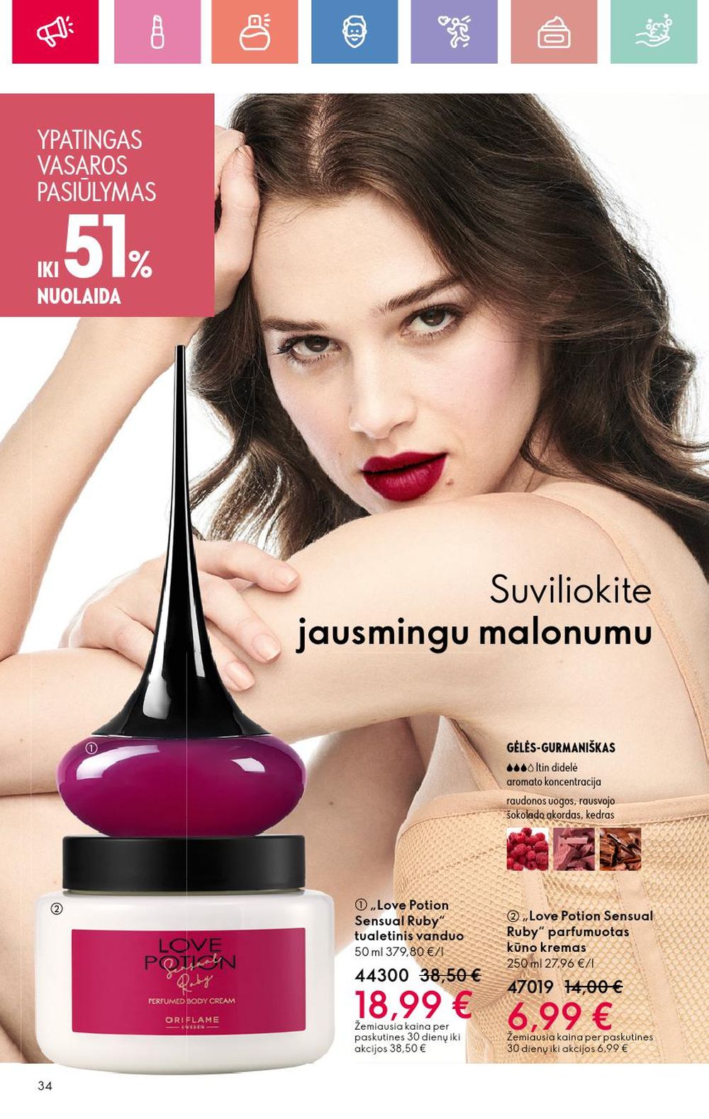 oriflame - ORIFLAME - Katalogas (2025 06 22 - 2025 07 12) - page: 34