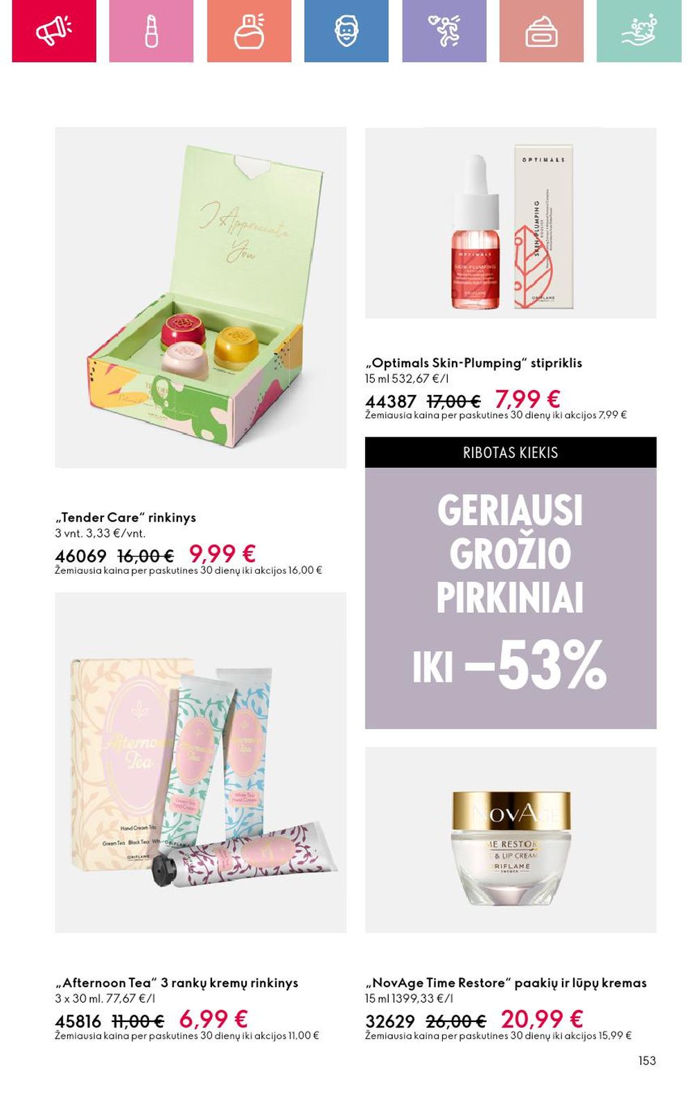 oriflame - ORIFLAME - Katalogas (2025 06 22 - 2025 07 12) - page: 153