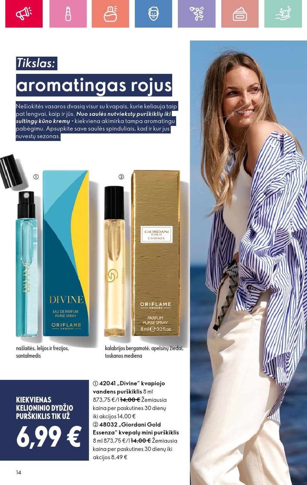 oriflame - ORIFLAME - Katalogas (2025 06 22 - 2025 07 12) - page: 14