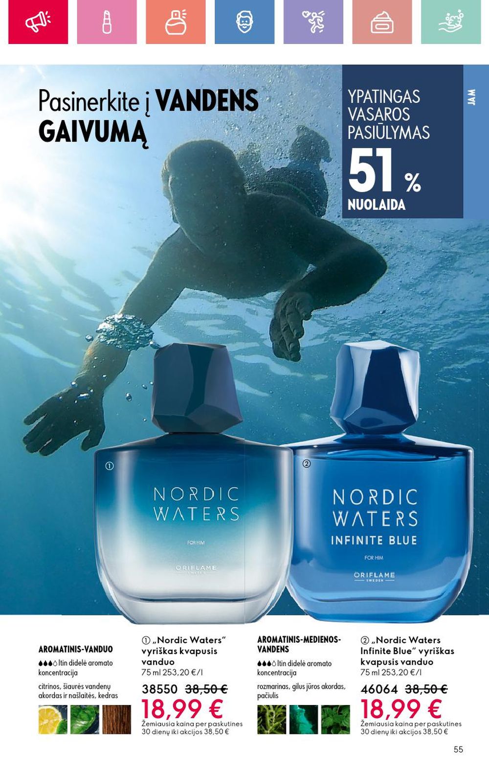 oriflame - ORIFLAME - Katalogas (2025 06 22 - 2025 07 12) - page: 55