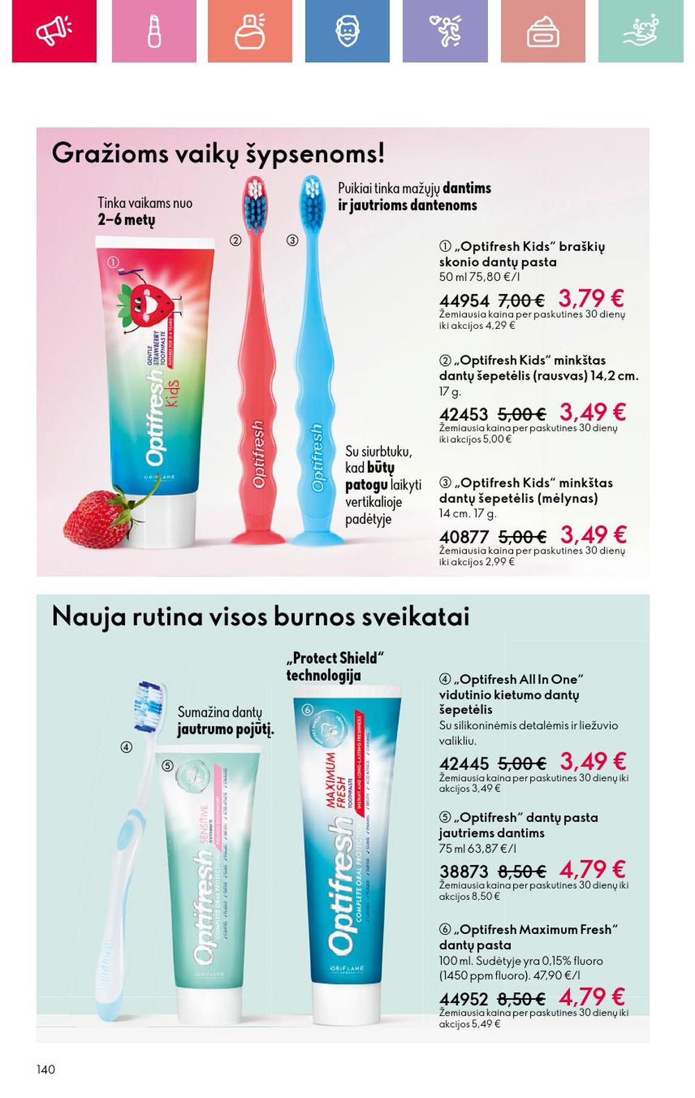 oriflame - ORIFLAME - Katalogas (2025 06 22 - 2025 07 12) - page: 140