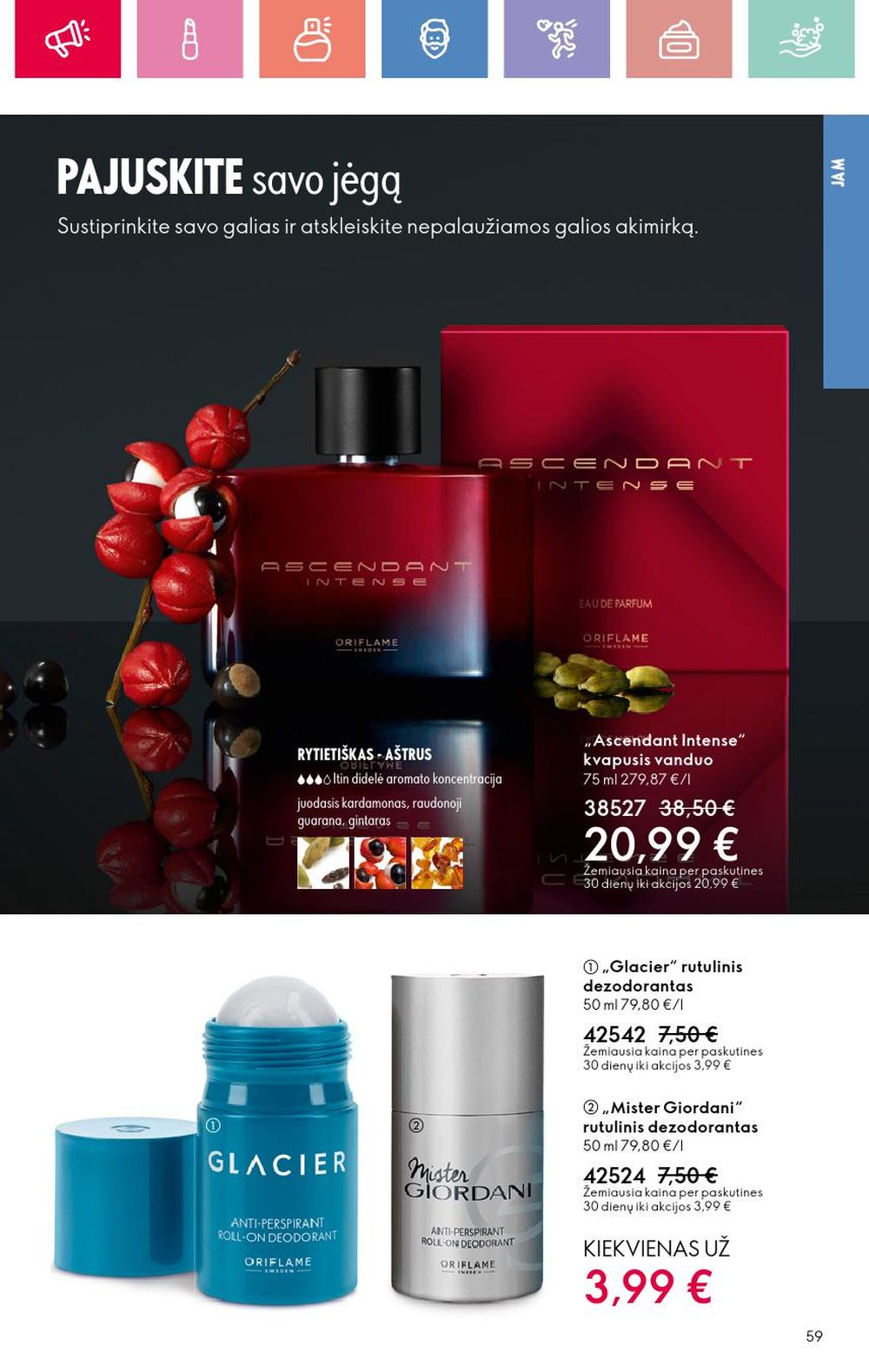 oriflame - ORIFLAME - Katalogas (2025 06 22 - 2025 07 12) - page: 59
