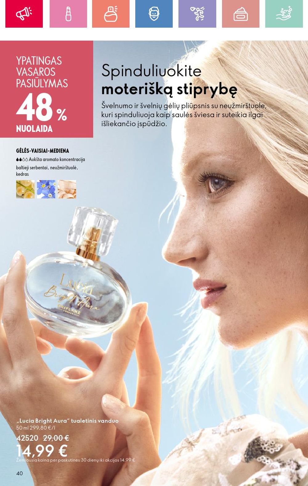 oriflame - ORIFLAME - Katalogas (2025 06 22 - 2025 07 12) - page: 40