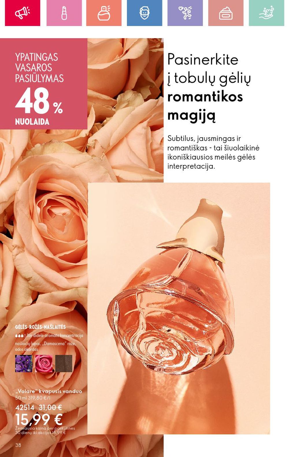 oriflame - ORIFLAME - Katalogas (2025 06 22 - 2025 07 12) - page: 38