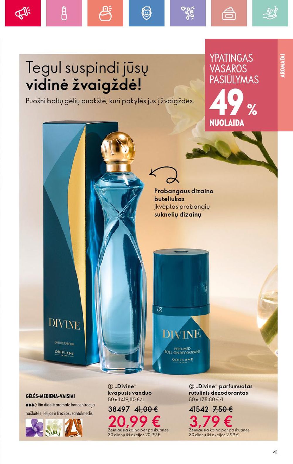 oriflame - ORIFLAME - Katalogas (2025 06 22 - 2025 07 12) - page: 41