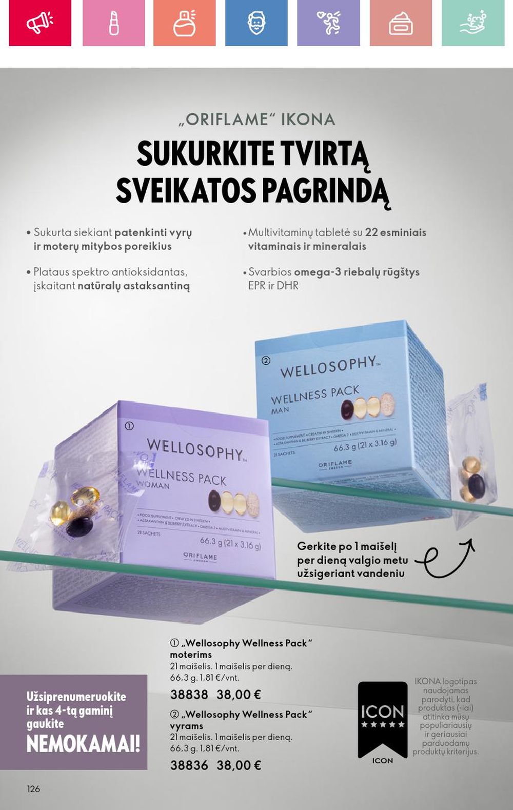 oriflame - ORIFLAME - Katalogas (2025 06 22 - 2025 07 12) - page: 126