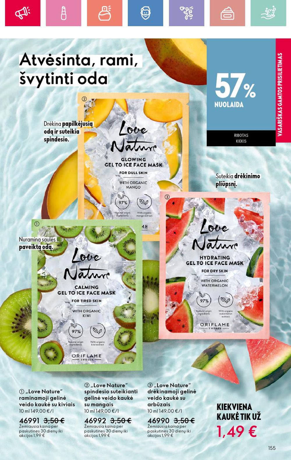 oriflame - ORIFLAME - Katalogas (2025 06 22 - 2025 07 12) - page: 155