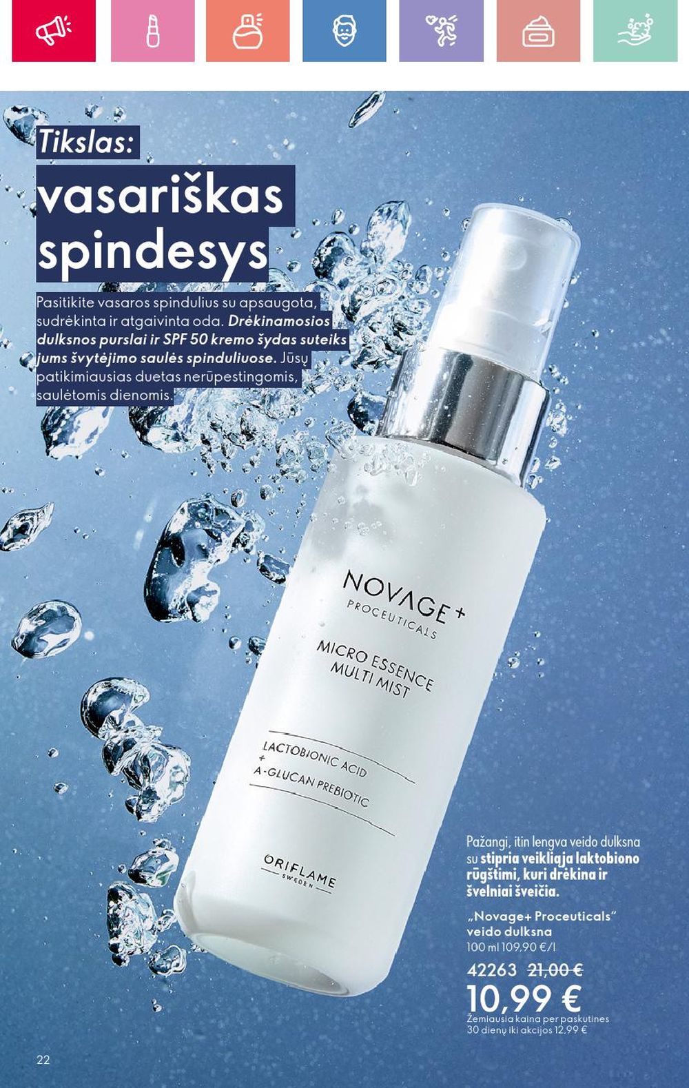 oriflame - ORIFLAME - Katalogas (2025 06 22 - 2025 07 12) - page: 22