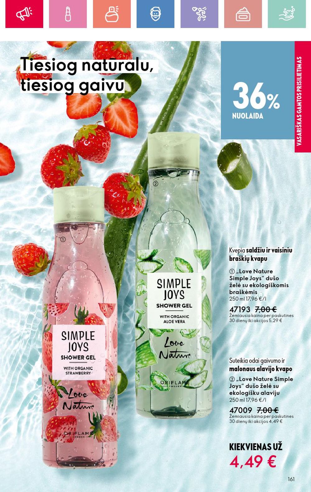 oriflame - ORIFLAME - Katalogas (2025 06 22 - 2025 07 12) - page: 161