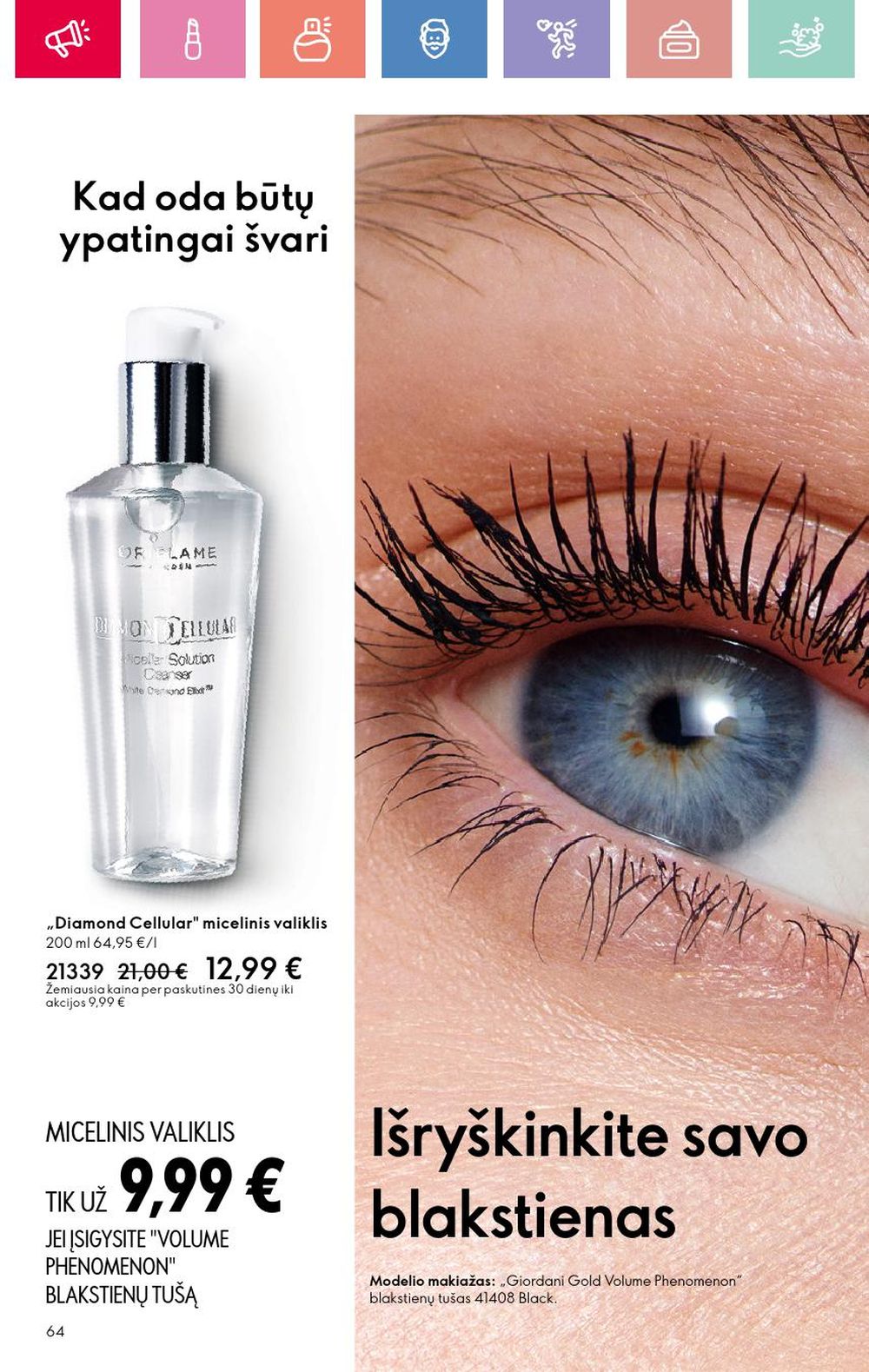 oriflame - ORIFLAME - Katalogas (2025 06 22 - 2025 07 12) - page: 64