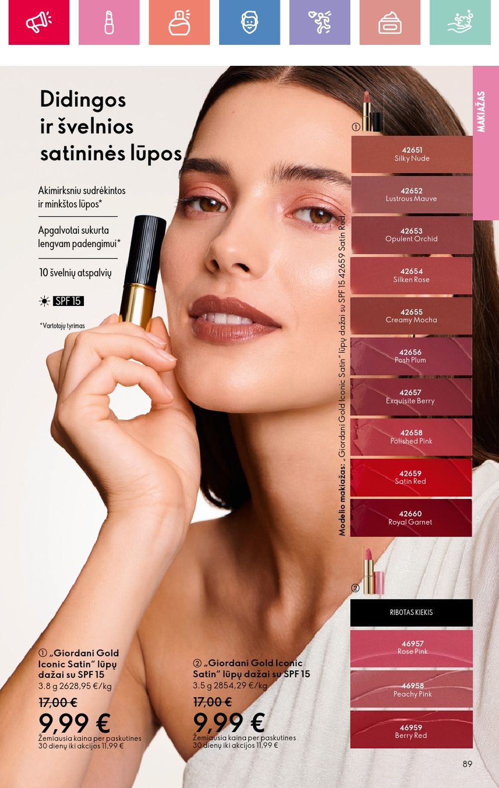 oriflame - ORIFLAME - Katalogas (2025 08 03 - 2025 08 23) - page: 89