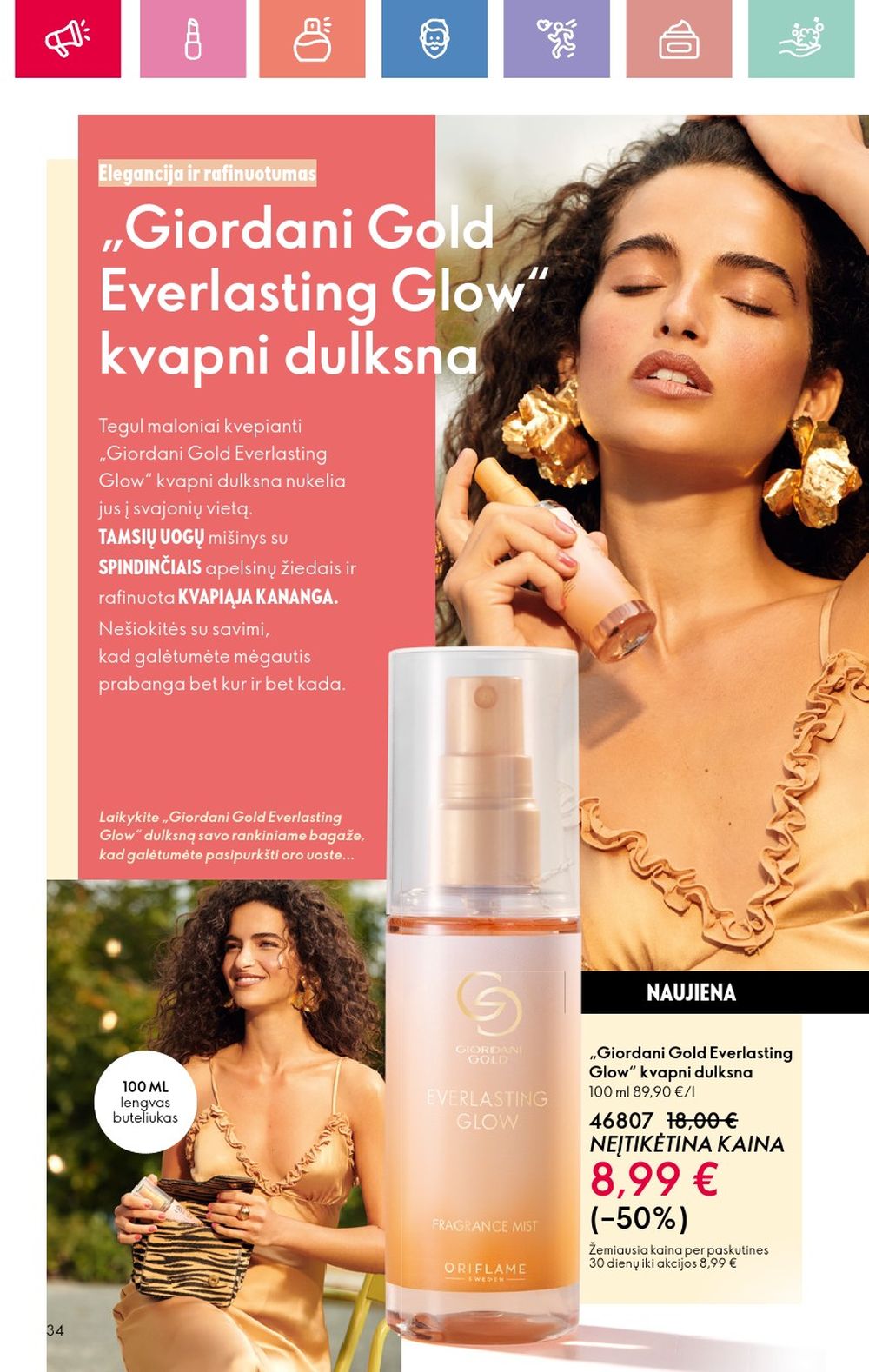 oriflame - ORIFLAME - Katalogas (2025 08 03 - 2025 08 23) - page: 34