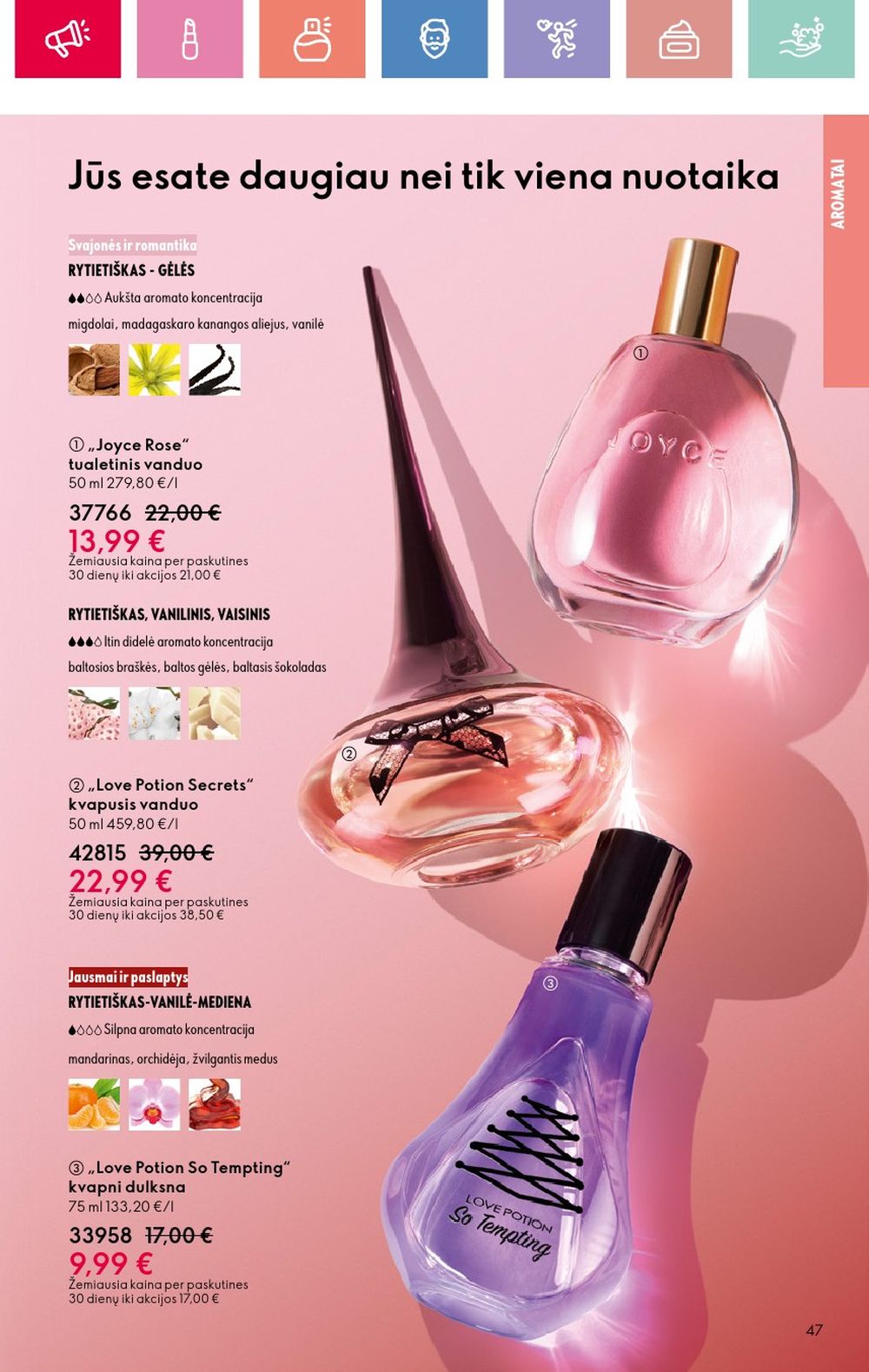 oriflame - ORIFLAME - Katalogas (2025 08 03 - 2025 08 23) - page: 47