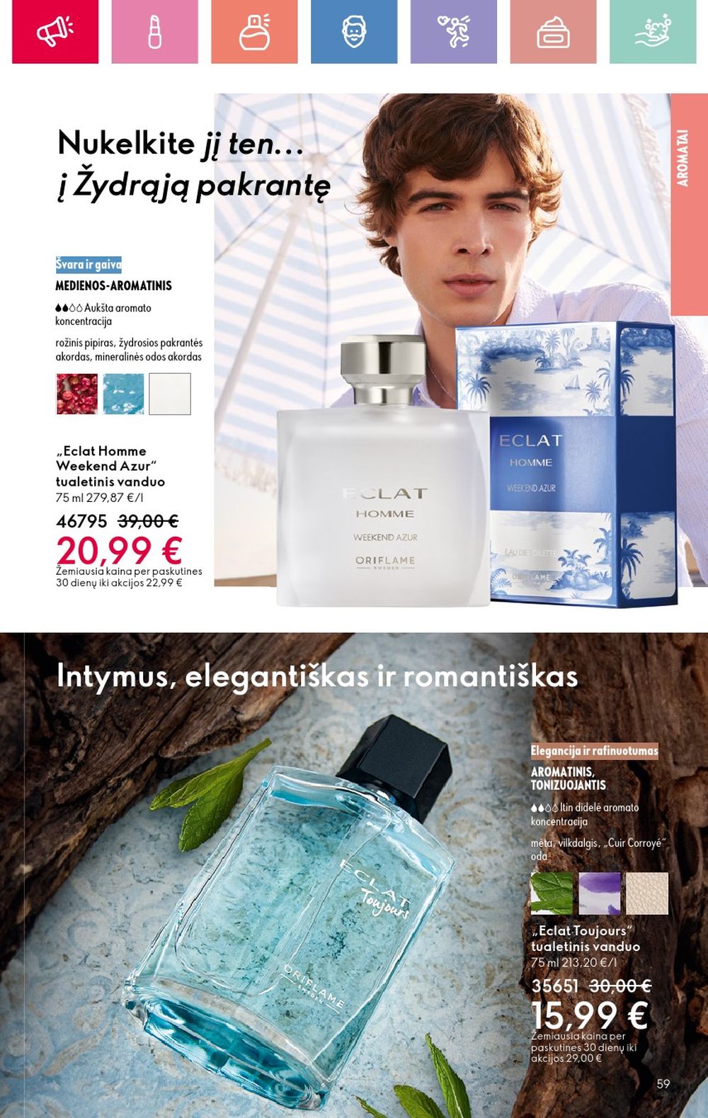 oriflame - ORIFLAME - Katalogas (2025 08 03 - 2025 08 23) - page: 59