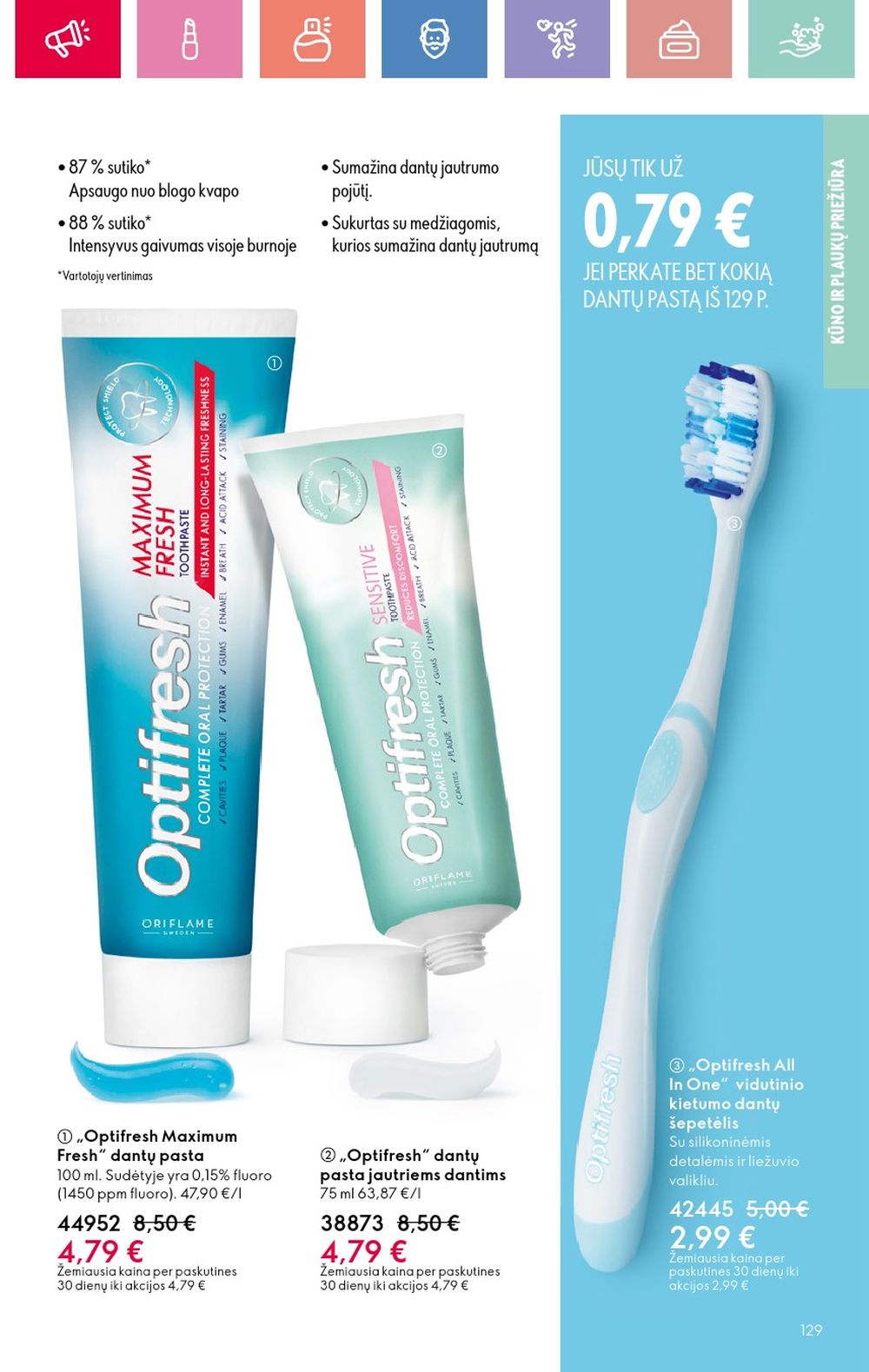 oriflame - ORIFLAME - Katalogas (2025 08 03 - 2025 08 23) - page: 129