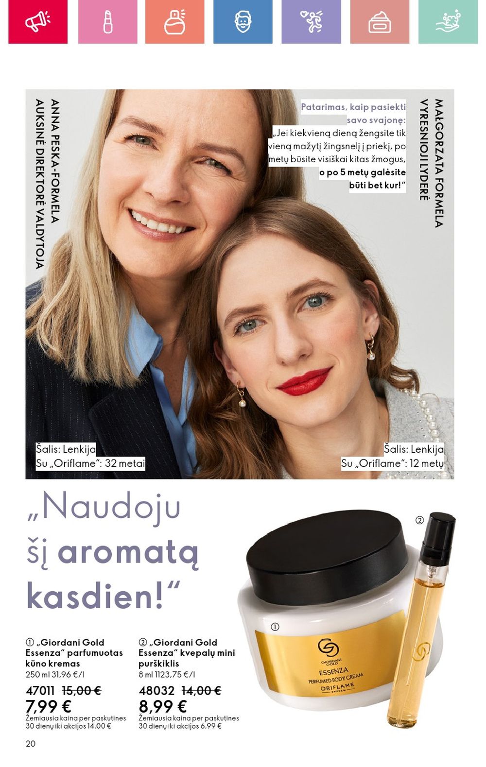 oriflame - ORIFLAME - Katalogas (2025 08 03 - 2025 08 23) - page: 20