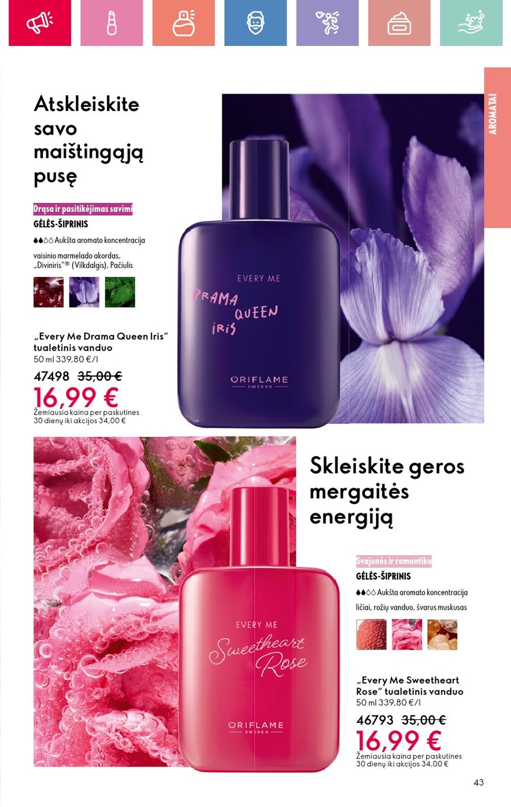 oriflame - ORIFLAME - Katalogas (2025 08 03 - 2025 08 23) - page: 43