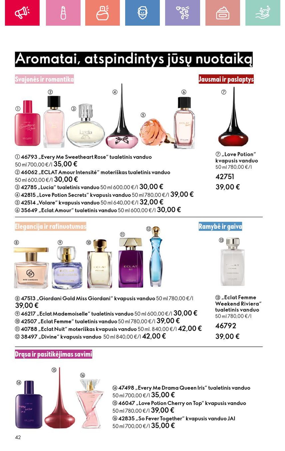 oriflame - ORIFLAME - Katalogas (2025 08 24 - 2025 09 13) - page: 42 oriflame - ORIFLAME - Katalogas (2025 08 24 - 2025 09 13) - page: 42