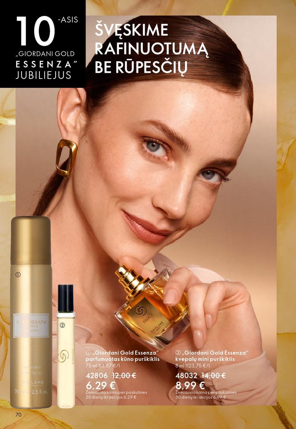 oriflame - ORIFLAME - Katalogas (2025 09 14 - 2025 10 07) - page: 70