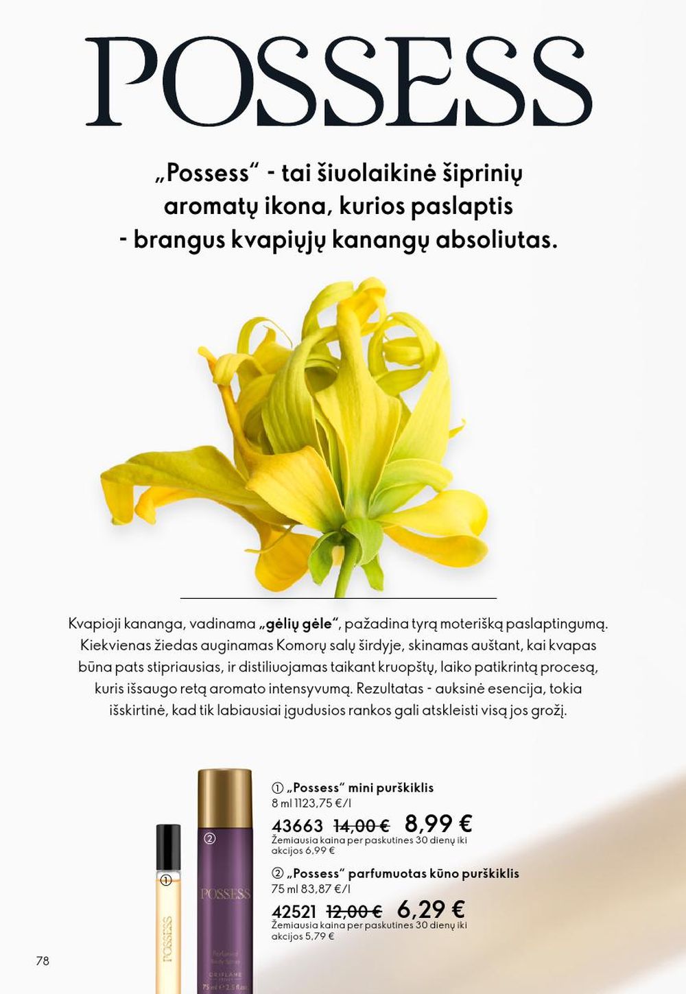 oriflame - ORIFLAME - Katalogas (2025 09 14 - 2025 10 07) - page: 78